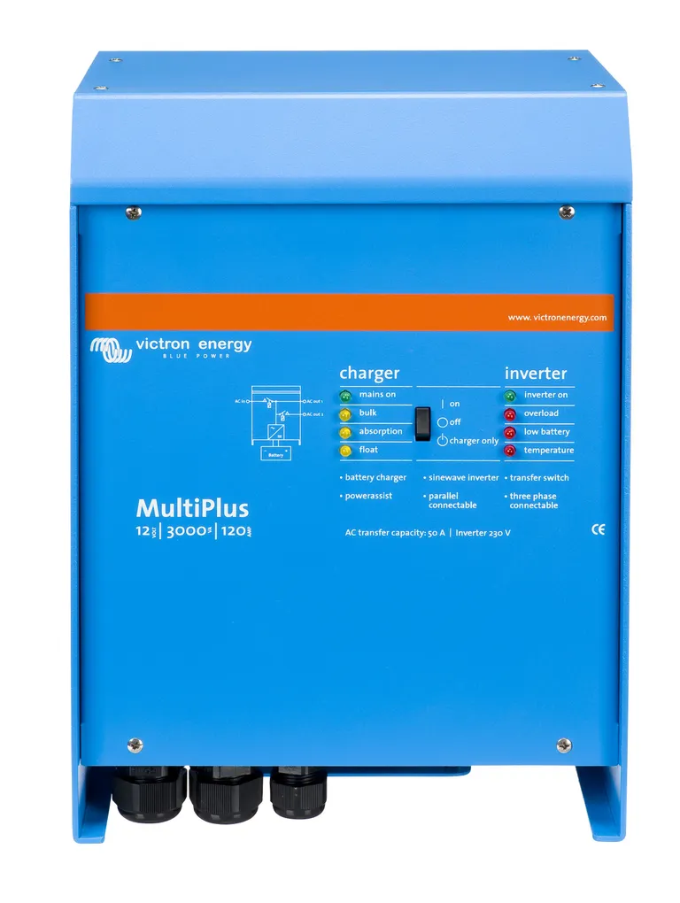 Victron Energy Multiplus lader og inverter 12Volt 3000Watt 120A