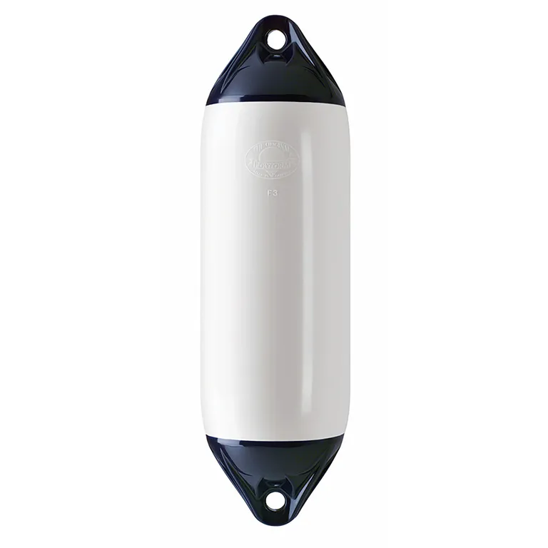 Polyform F3 fender Ø220x745 mm (Hvit/Blå)