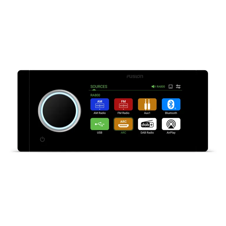 Fusion Apollo MS-RA800 maritimt stereoanlegg - touch og Wi-Fi