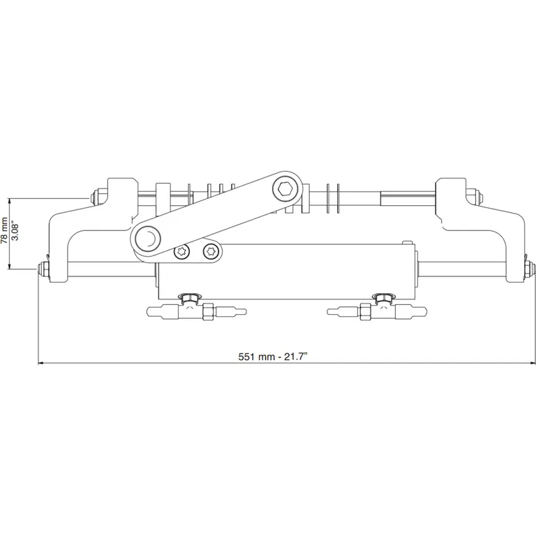 Ultraflex Hytech Hydraulisk styring 175HK