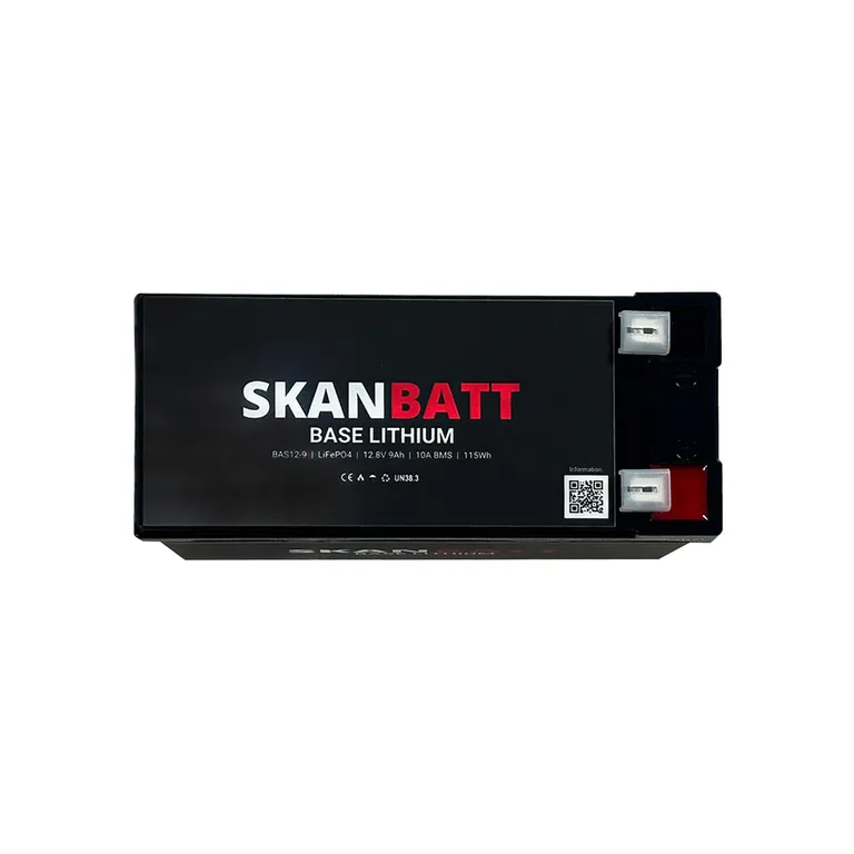 Skanbatt Base Lithium 12V 9Ah 10A BMS