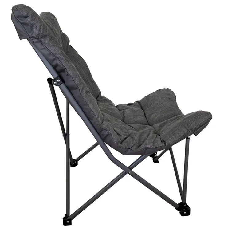 LTC Smart Living Lounge Chair sammenleggbar grå loungestol