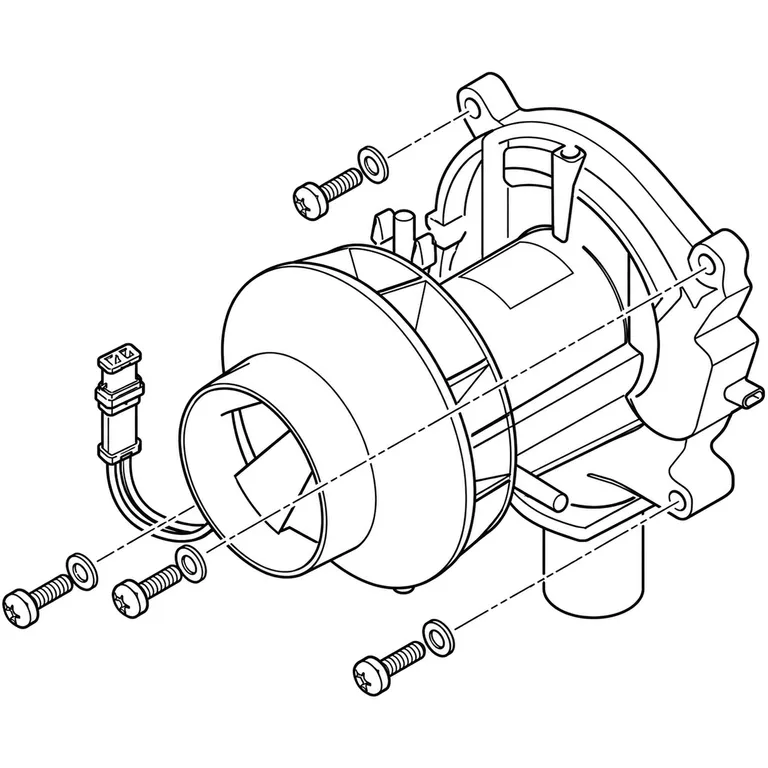 Eberspächer viftemotor, Airtronic D5, 24v