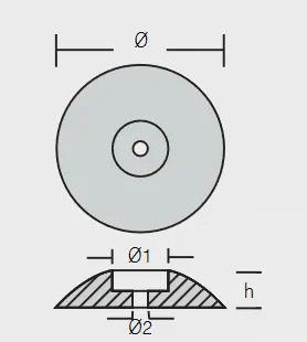 Nautical Anodes Roranode Ø110mm 0,7kg