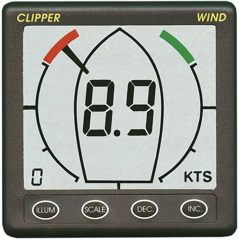 NASA Clipper Wind med trådløs giver i mastetoppen