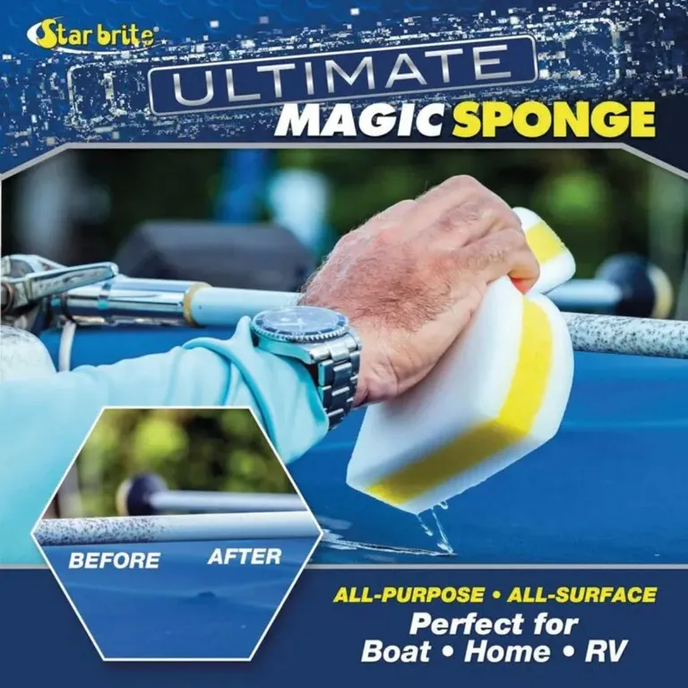 Star Brite Magic Sponge – Scuff & Streak Eraser melaninsvamp