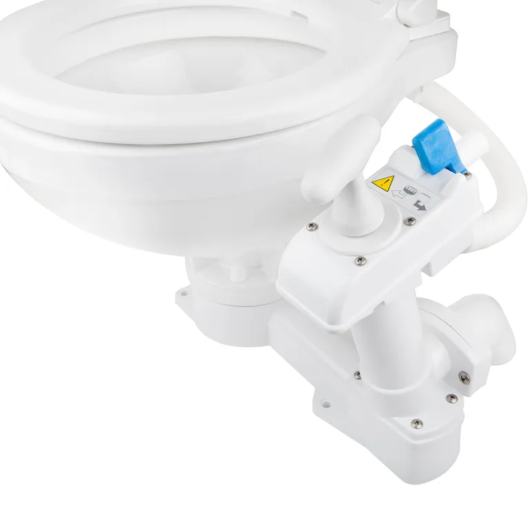 Matromarine manuelt toalett med standard bolle og soft close-lokk