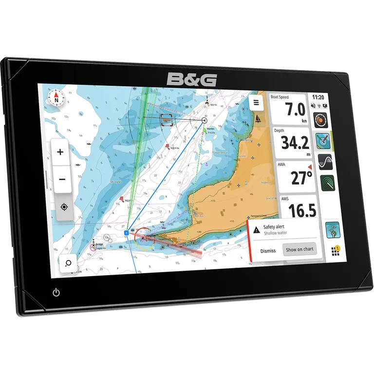 B&G Zeus S 9" kartplotter m/seilfunksjoner og ekkolodd