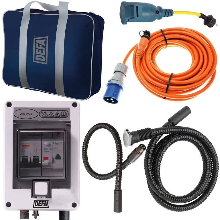 DEFA Marine Plug-and-play landstrømspakke 1 230V 16A