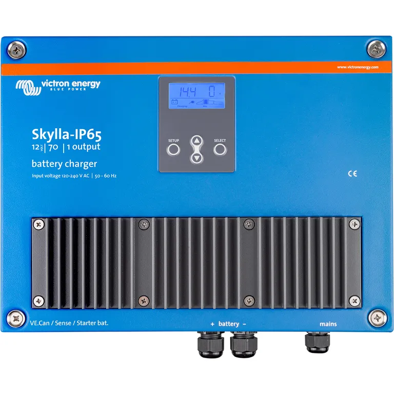 Victron Skylla-IP65 12V 70A 1+1, batterilader for 1 batteribank og startbatteri
