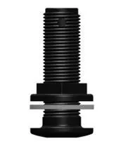Trudesign 1/2" (13 mm) utenpåliggende skroggjennomføring i kompositt