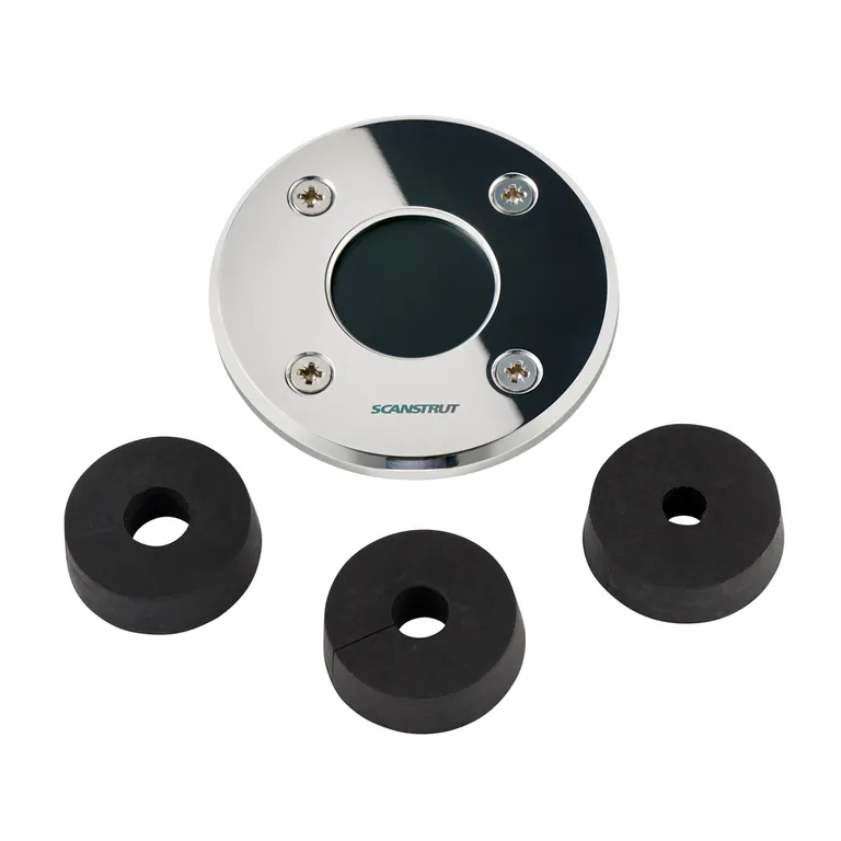 Scanstrut DS-LP-30-S lavprofil kabelgjennomføring syrefast, 9-14mm, plugg 30mm