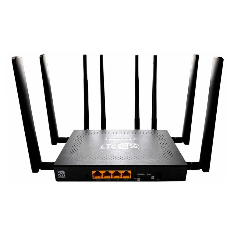 LTC Mobil 5G router med ekstern antenne 12/24/220 Volt