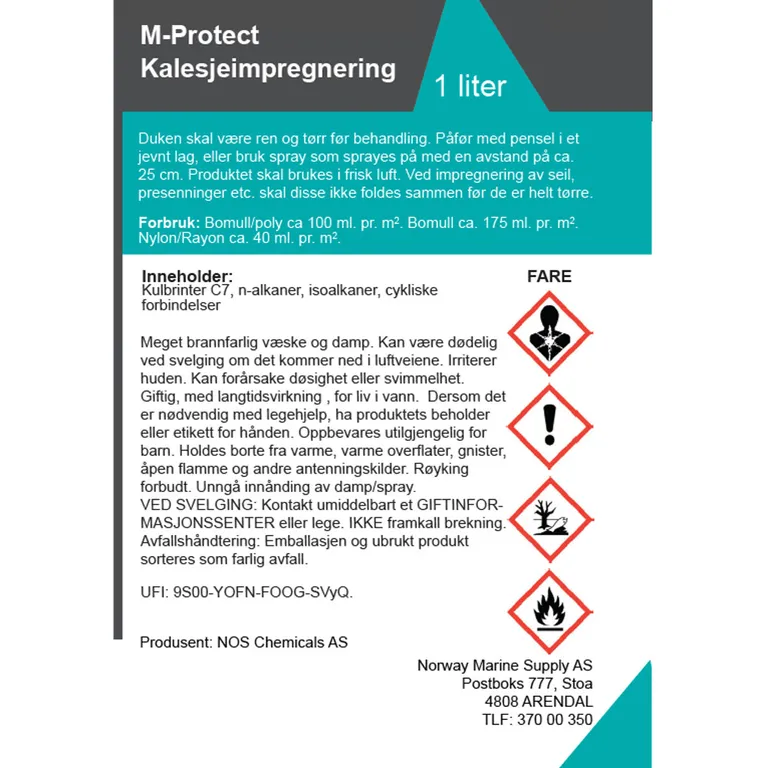 M-Protect Kalesjeimpregnering 1 liter