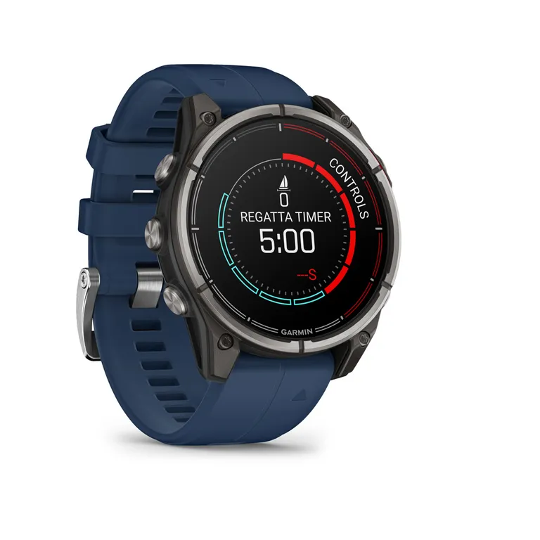 Garmin quatix 8, 47 mm maritim smartklokke med AMOLED-skjerm