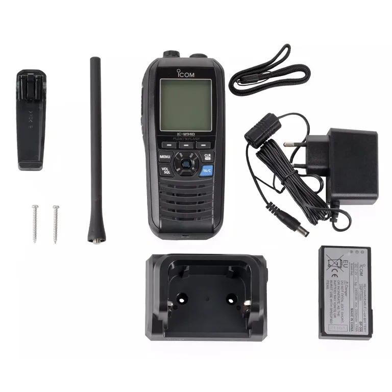 ICOM IC-M94D håndholdt VHF med AIS, GPS og DSC