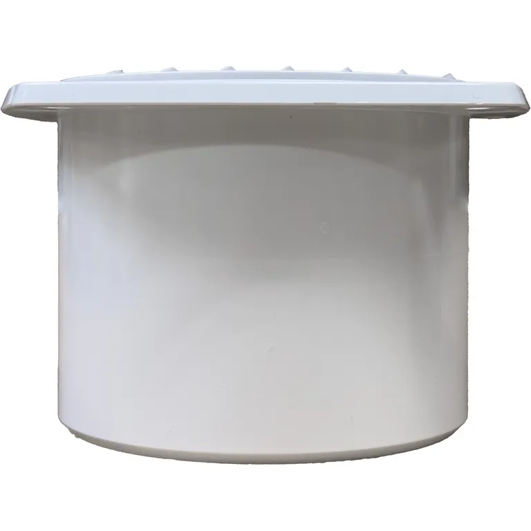 Osculati Ventilrist 125x125mm m/100mm Slangestuss Hvit
