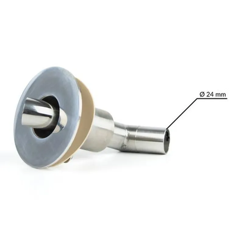 Autoterm Eksosgjennomføring, rett, 24 mm stuss