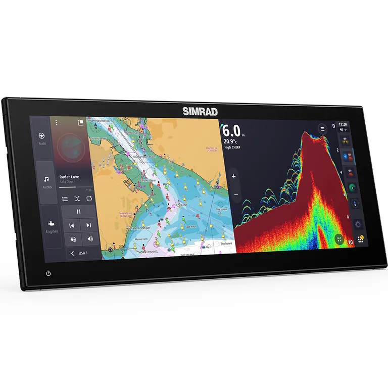 Simrad NSX 3015UW ULTRAWIDE 15" kartplotter med ekkolodd
