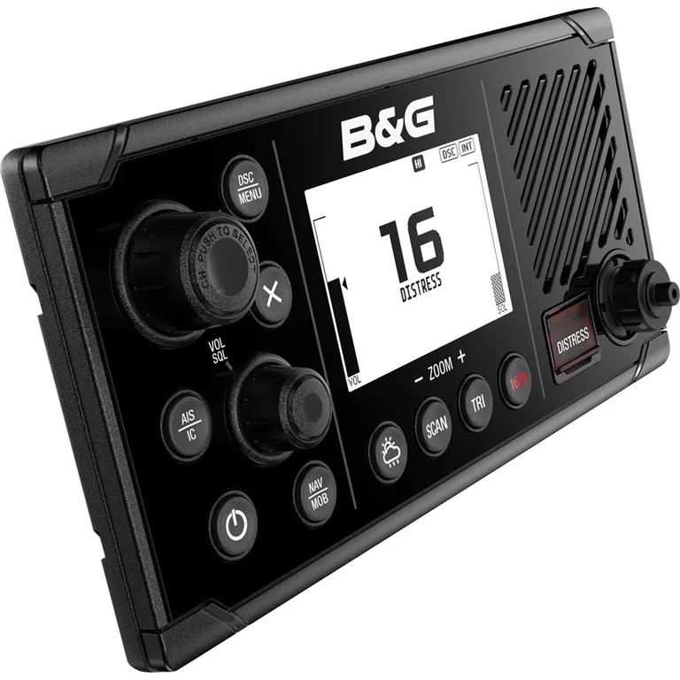 B&G V60 fastmontert VHF med innbygget GPS og AIS mottaker