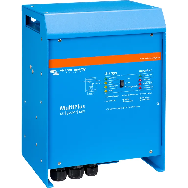 Victron Energy Quattro lader/inverter 12V/3000W/120A og 50A (Butikkdemo)