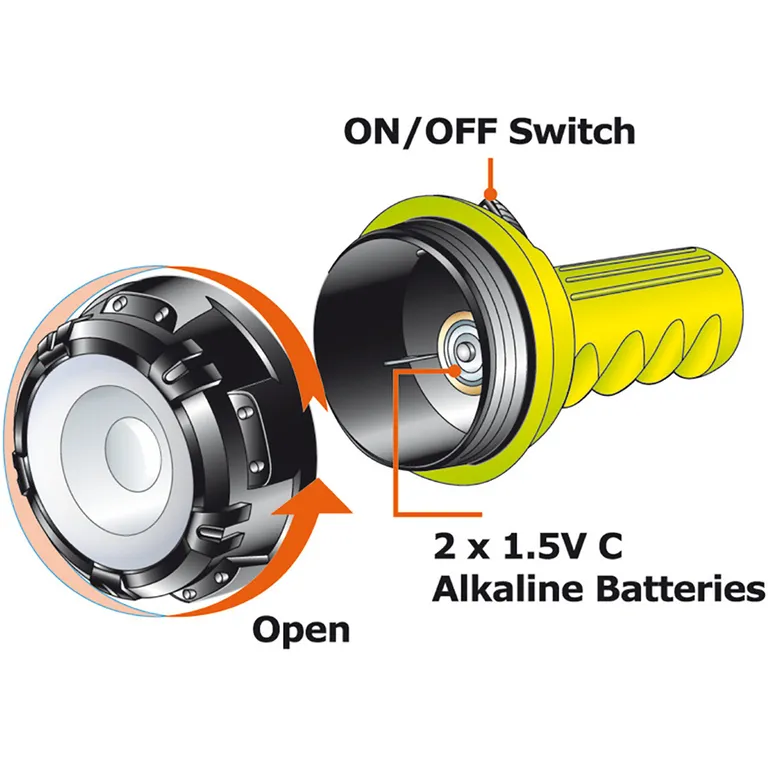 Osculati Sub-Extreme vanntett lommelykt LED