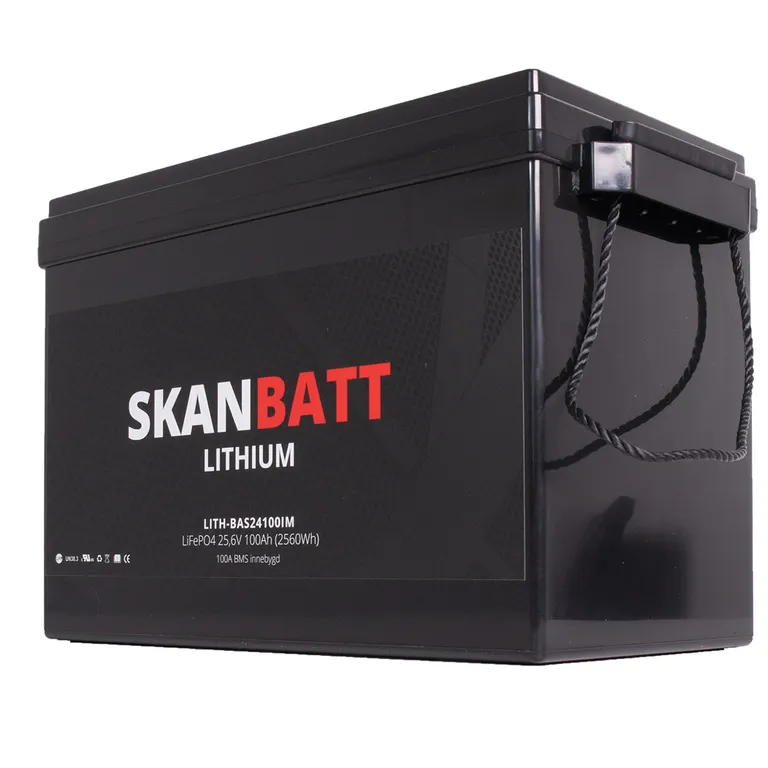 Skanbatt Base Lithium 24V 100Ah 100A BMS