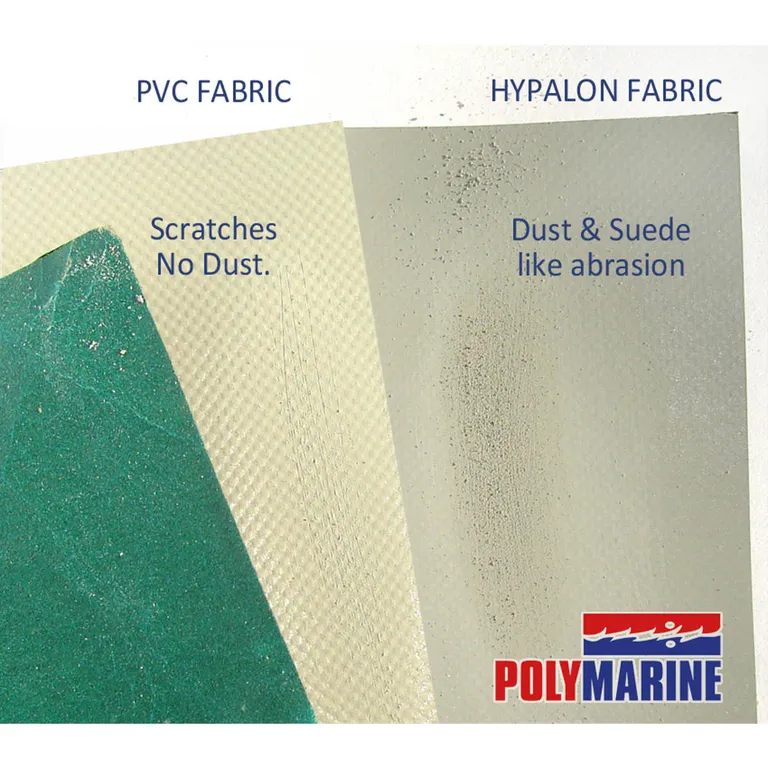 7OC kraftig PVC Duk 50x50cm - sort