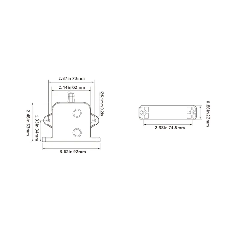 Seaflo Elektronisk nivåvakt 12/24v med vannsensor