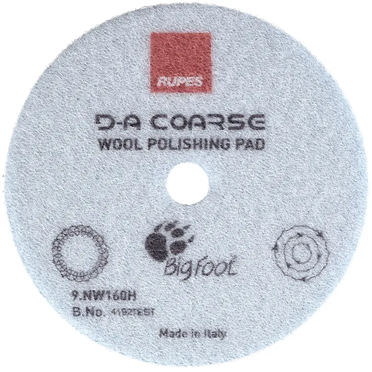Rupes DA Coarse Blå Ullpad 150/170 mm