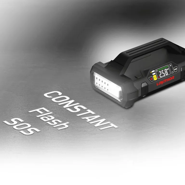 Lokithor JA3000PRO Lithium Startbooster 12V 3000A med 150 PSI luftkompressor