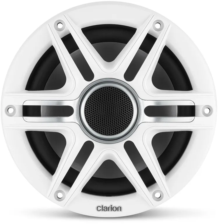 Clarion Marine Premium Høyttalere 6,5" hvit/grå sportsgrill