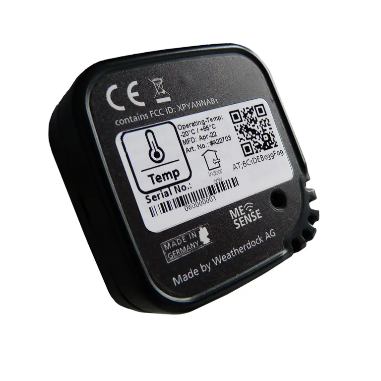 Weatherdock Me Sense temperatursensor, IoT Bluetooth