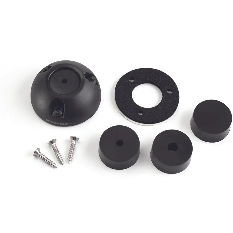 Scanstrut DS21A kabelgjennomføring i svart plast. 4-9mm kabel, plugg maks Ø21mm