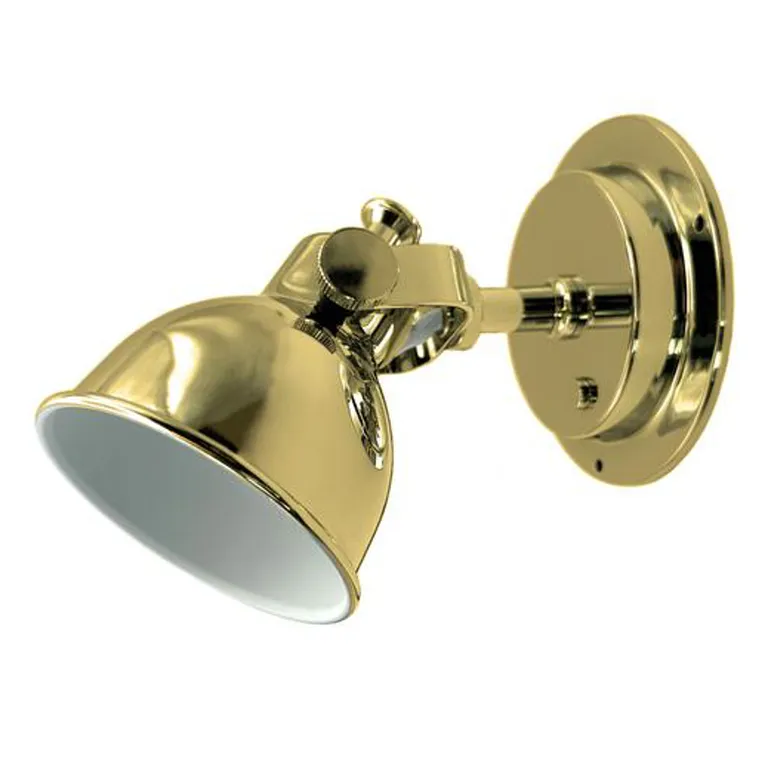  Nautilight LED kabinlampe i messing - 12V