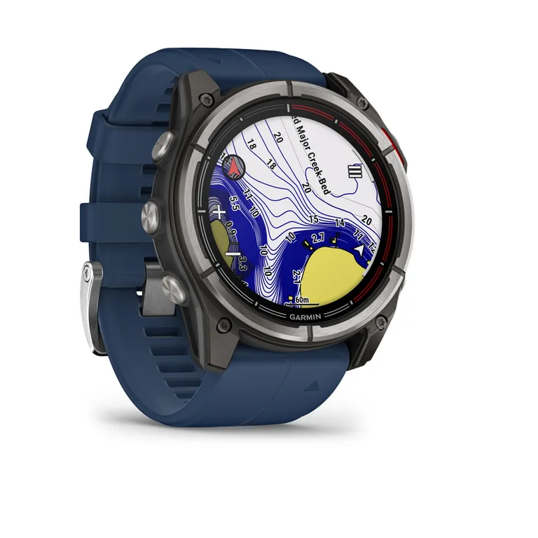 Garmin quatix 8, 51 mm maritim smartklokke med AMOLED-skjerm