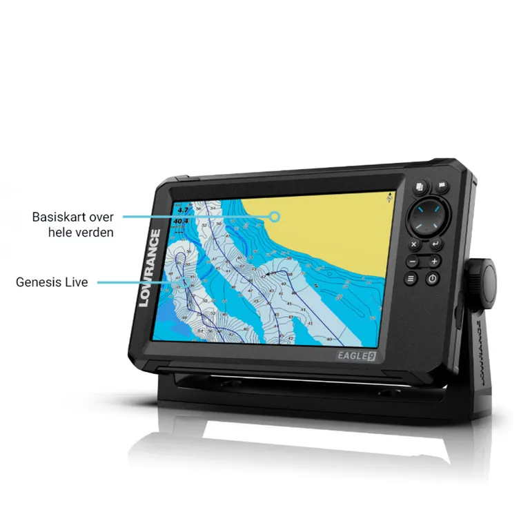 Lowrance Eagle 9" ekkolodd og kartplotter 