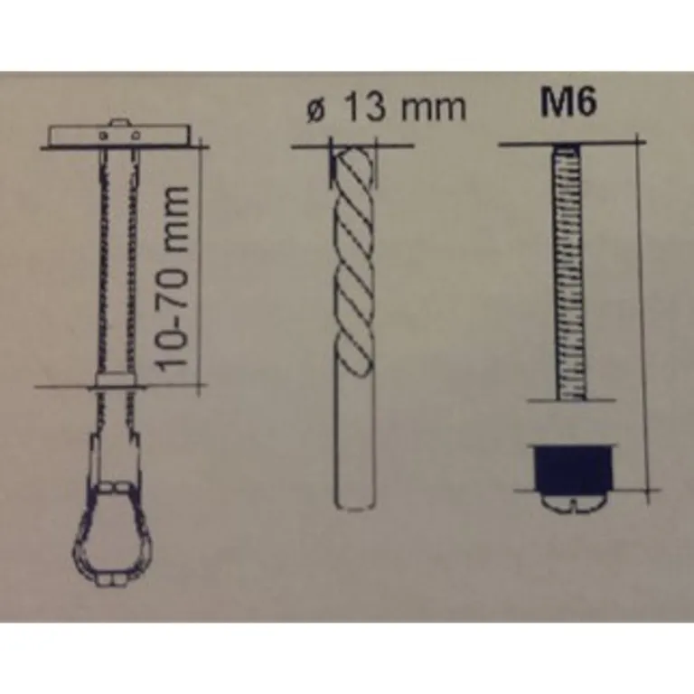 Toggler Snaptoggle Heavy-Duty Toggle Bolt M6 A2 304AISI