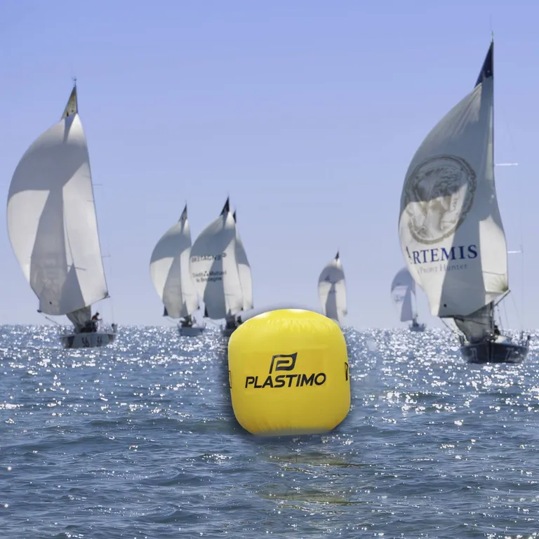 Plastimo Rundingsmerke regatta / rund 160x150 cm / Gul