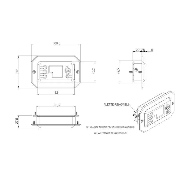 Uniqool Kjøleaggregat 80L Digital termostat UCS35 Slim + EV10