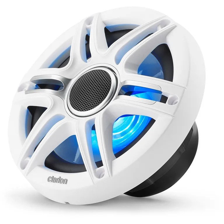 Clarion Marine Premium Høyttalere 7,7" RGB hvit/grå sportsgrill