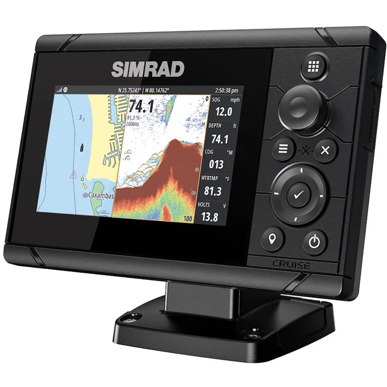Simrad Cruise 5" kartplotter med ekkolodd inkl. giver