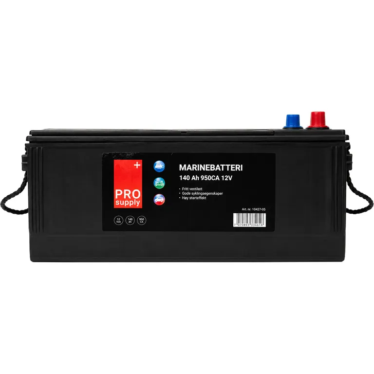 ProSupply marinebatteri 12V 140Ah 770CCA