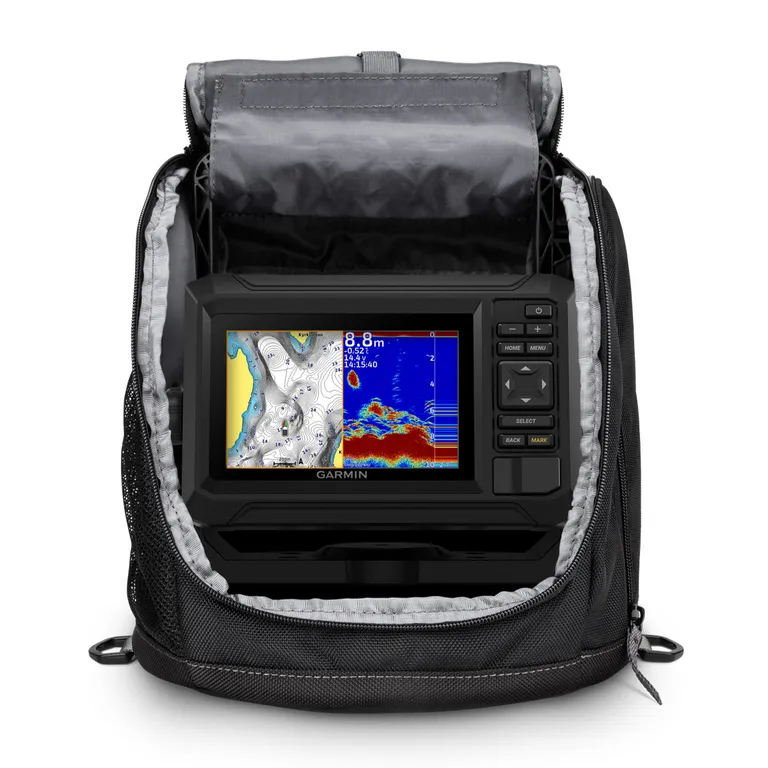 Garmin Echomap UHD2 52cv isfiskepakke med Dual Beam-IF-svinger