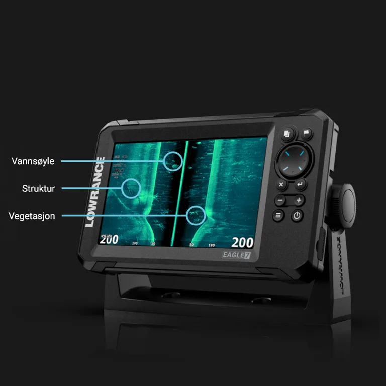 Lowrance Eagle Tripleshot HD XDCR svinger