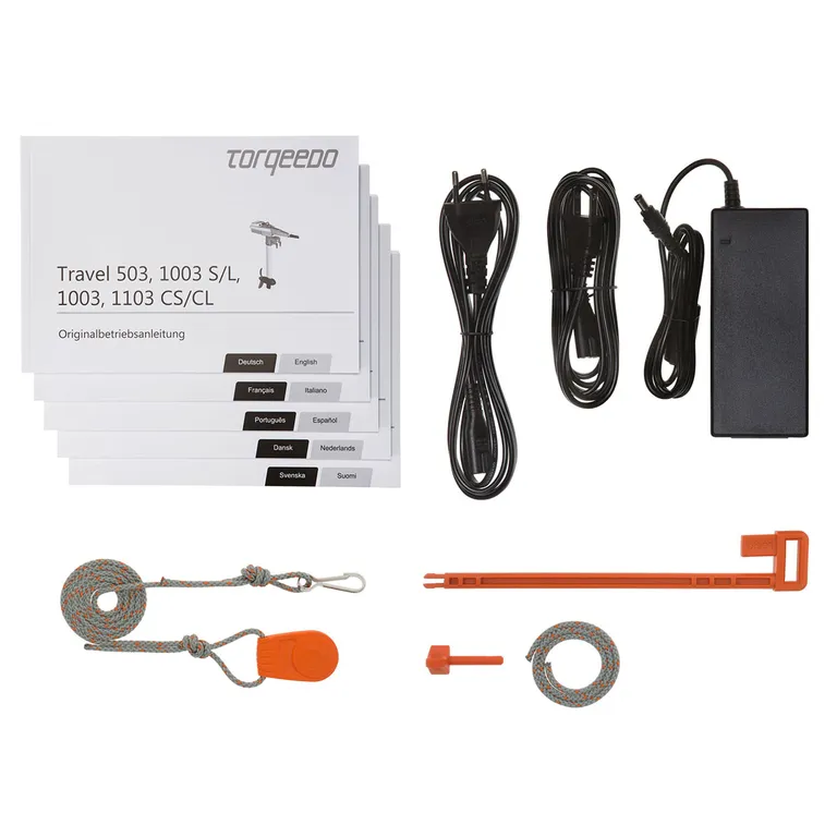 Torqeedo Travel 1103 CL (915 Wh) elektrisk påhengsmotor, lang stamme, innebygd batteri
