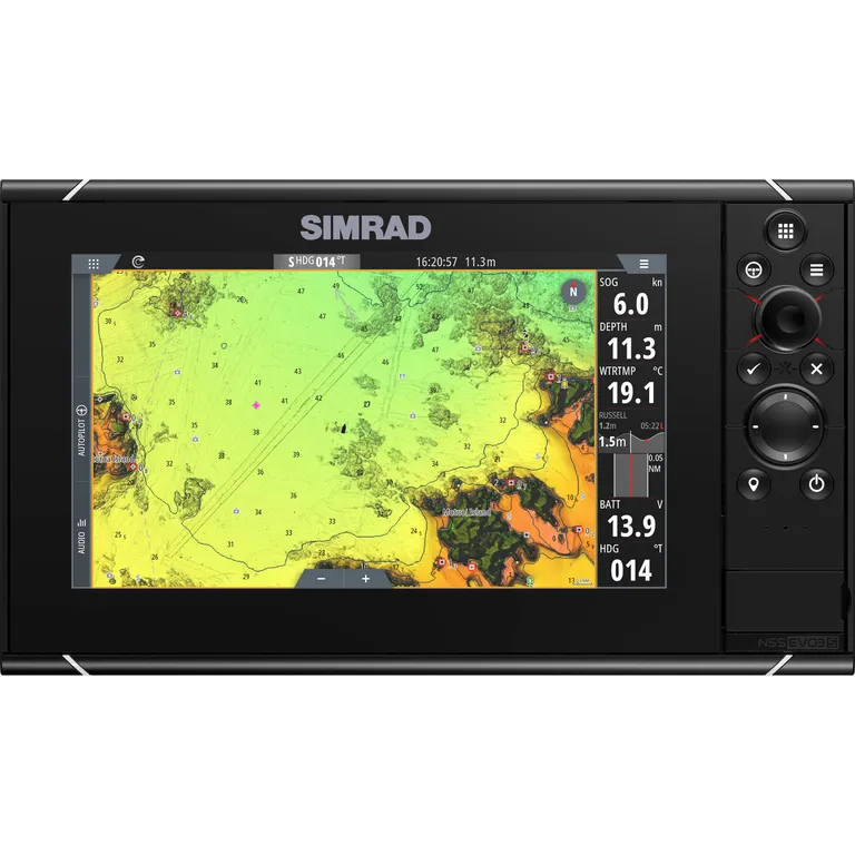 Simrad NSS9 evo3S kartplotter med ekkolodd