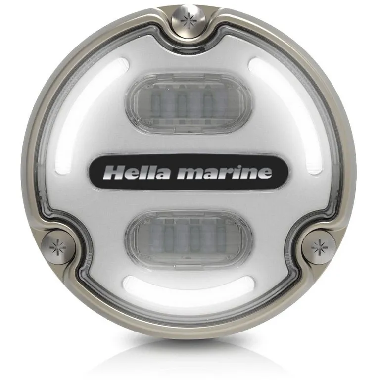 Hella Marine Apelo A2 blått/hvitt undervannslys, bronse, 30W