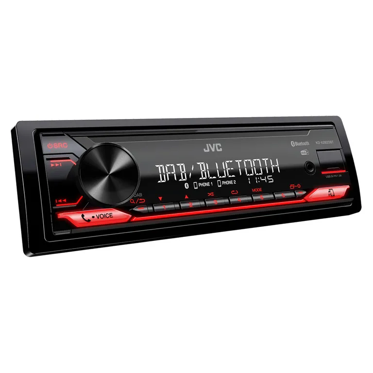 JVC KD-X282DBT stereoanlegg med Dab+ og Bluetooth, 1-DIN