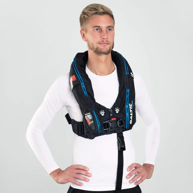 Baltic Force 190 Sele SLA redningsvest sort/blå